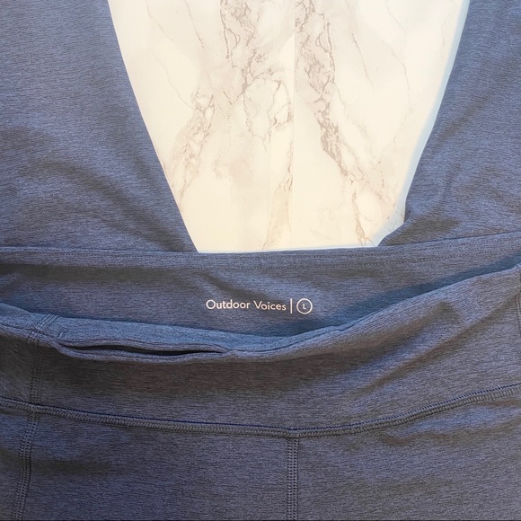 Outdoor Voices Warmup Legging Navy Size Large - Picture 6 of 8